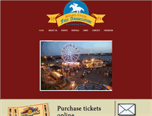 Tablet Screenshot of gillespiefair.net